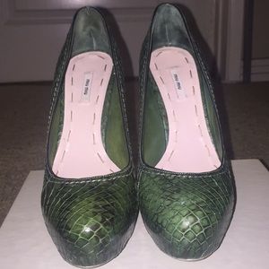 Miu Miu Platform Pumps